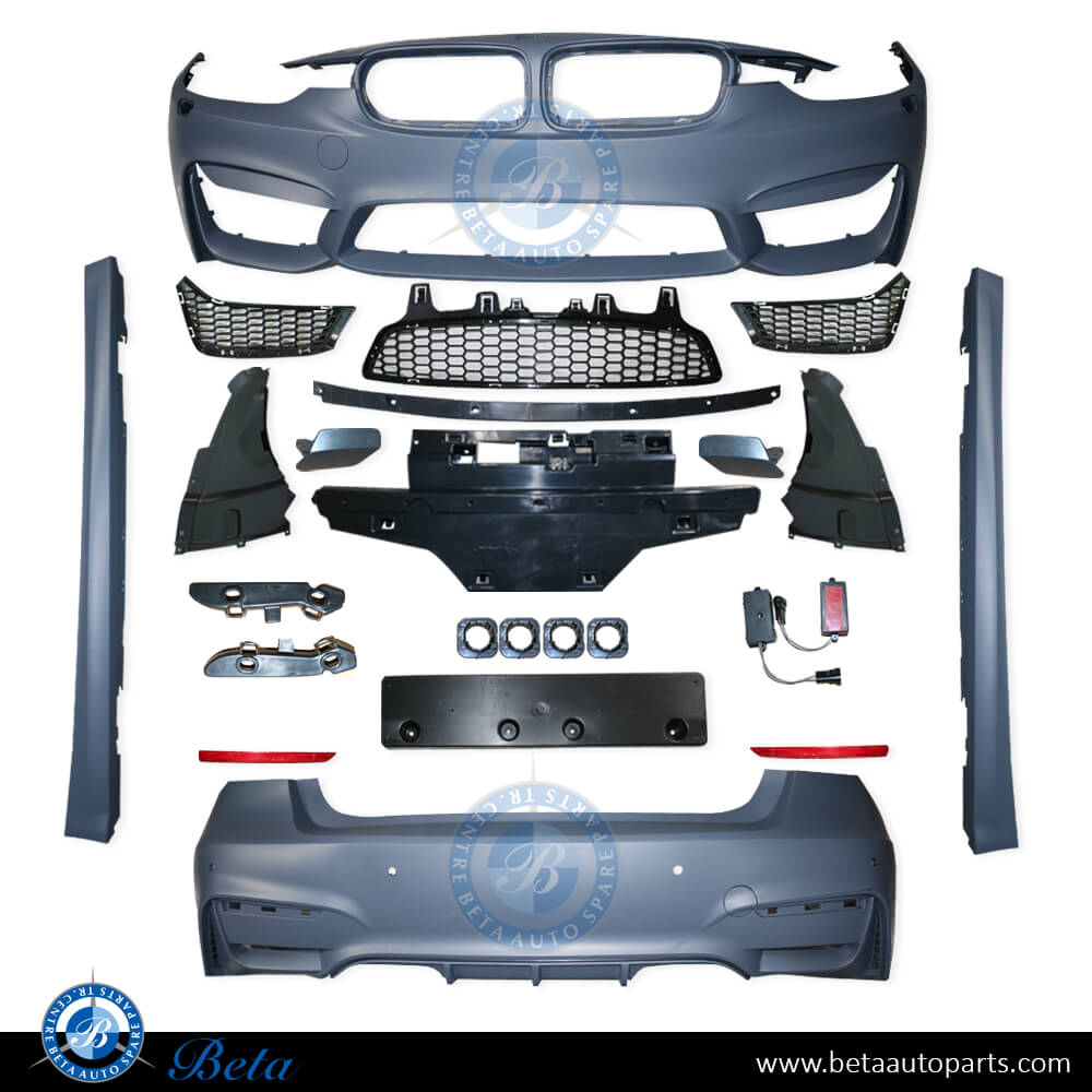 Body Kit M3 Look for BMW 3 Series F30 2012-2018 models Body Kit M3 Look for BMW 3 Series F30 2012-2018 models